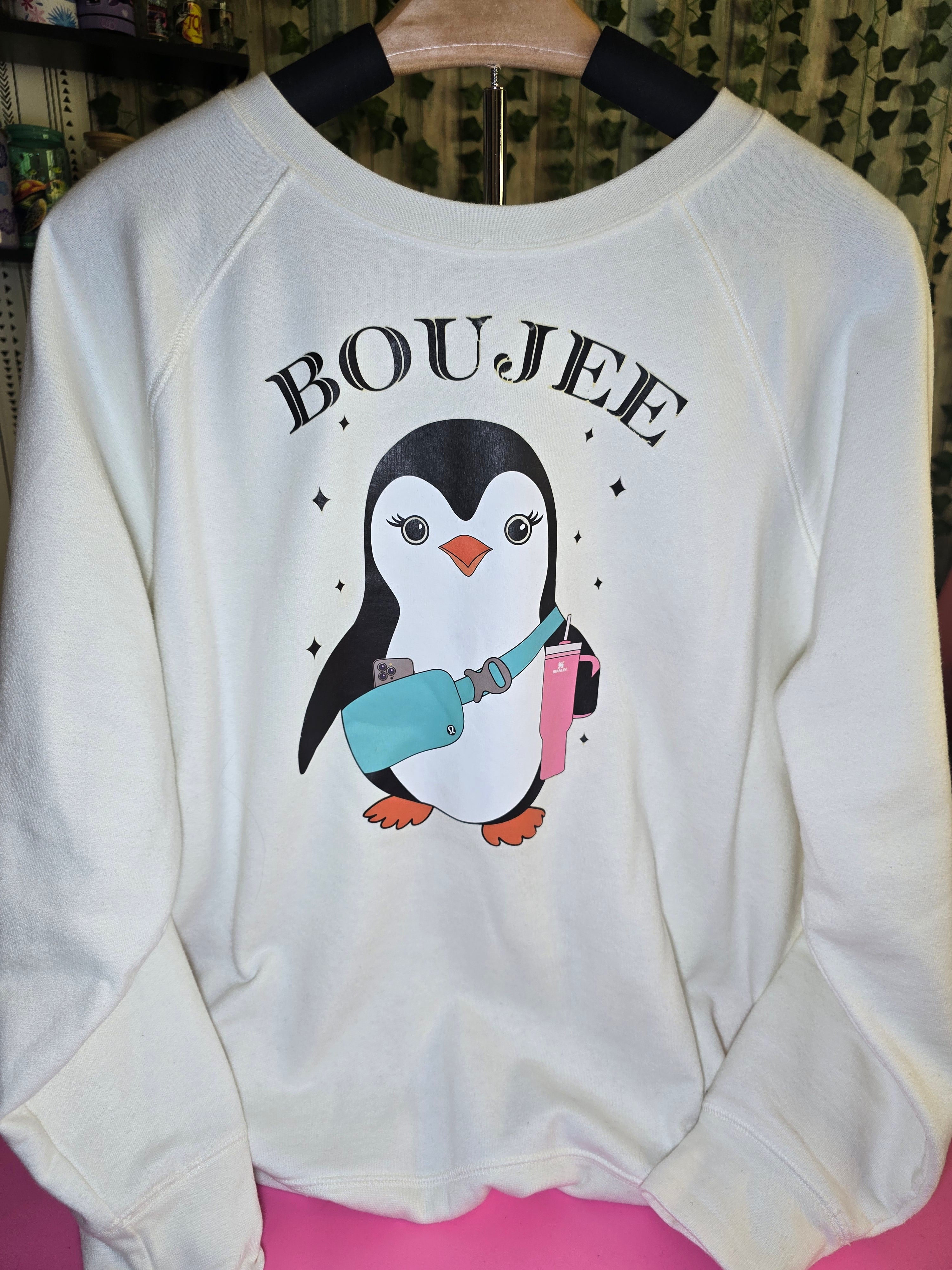 Boujee Penguin Crew neck