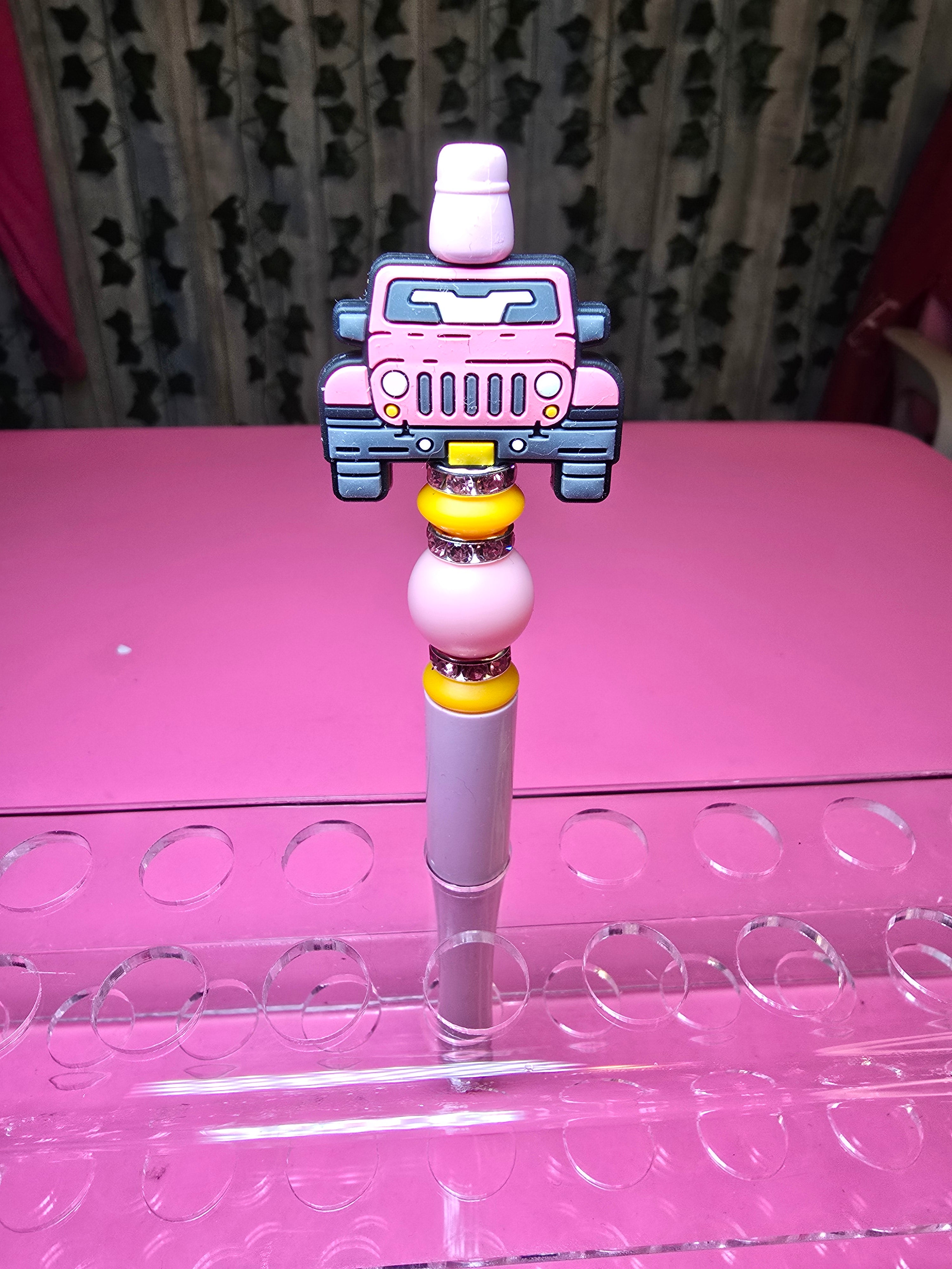 Pink Jeep Pen