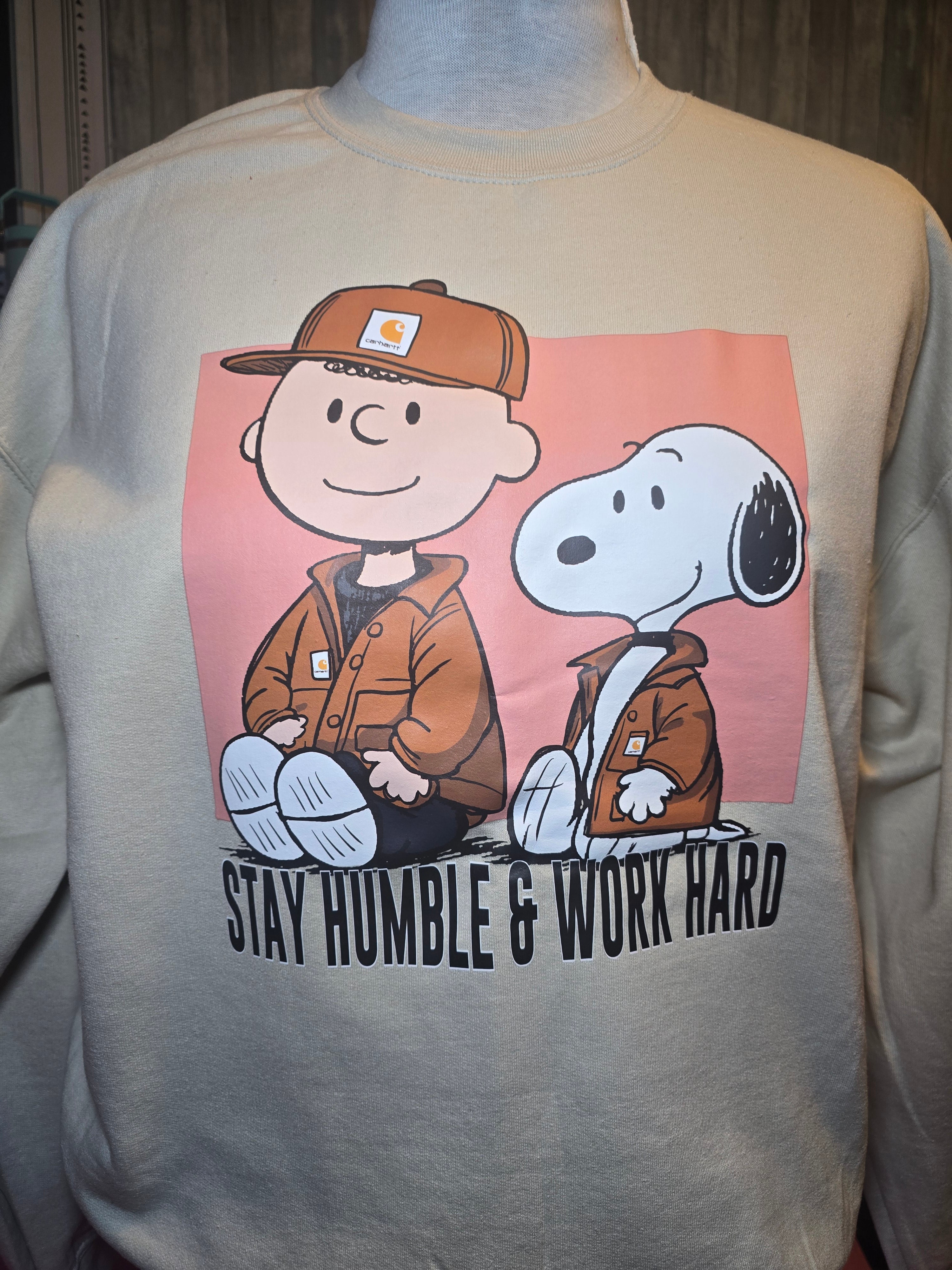 Stay humble crew neck