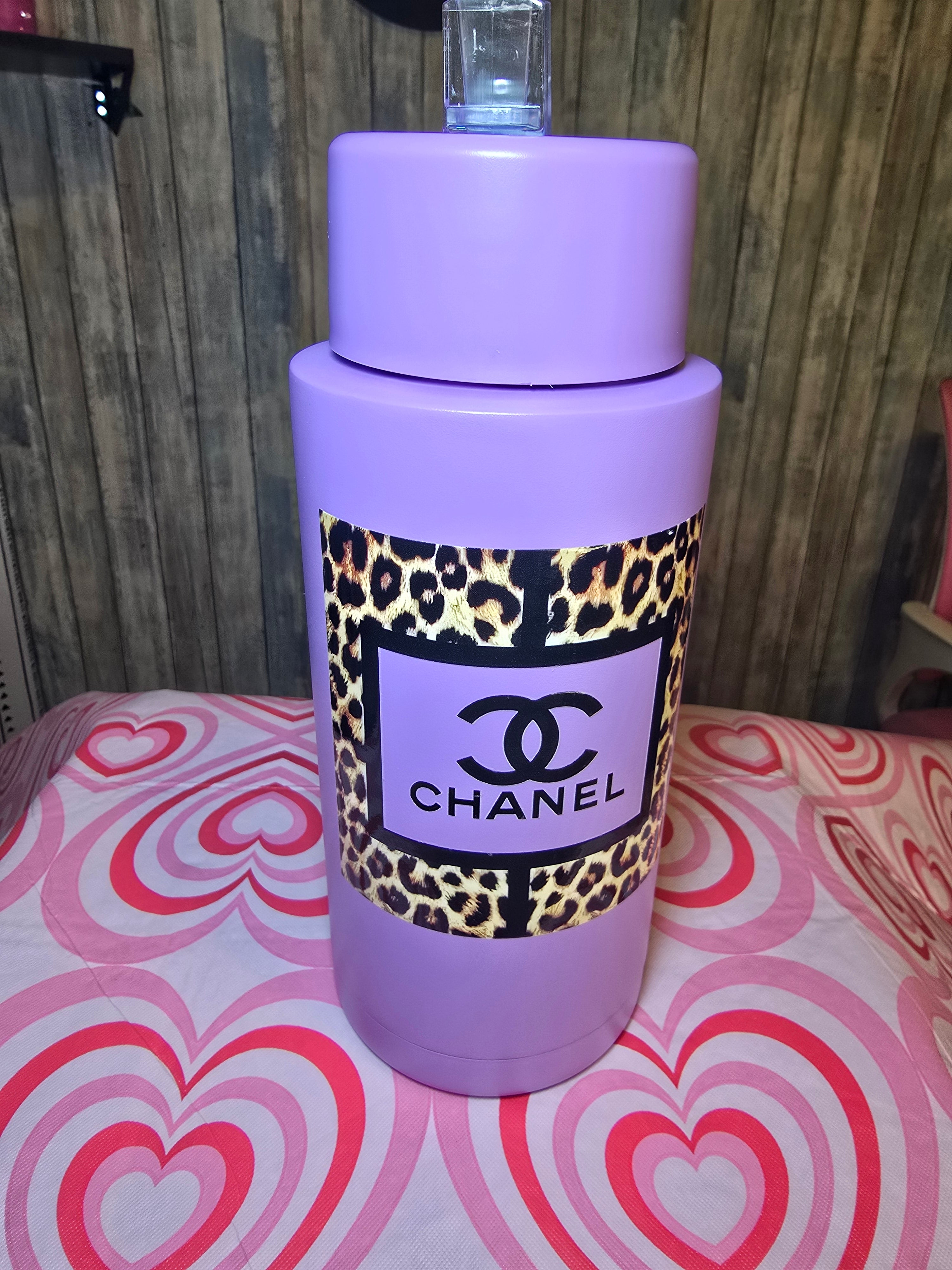 Purple sports bottle