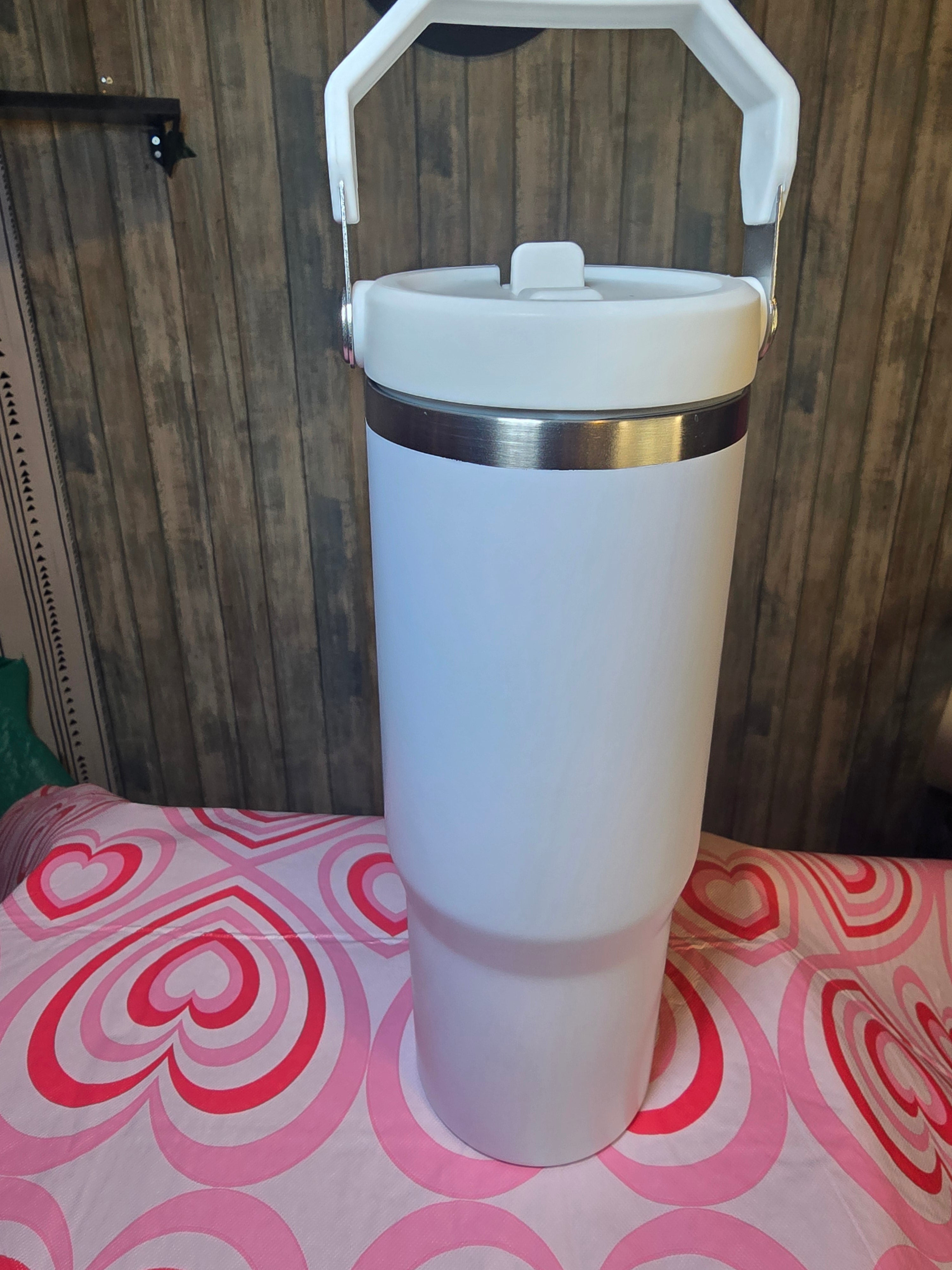 30 oz flip straw tumbler