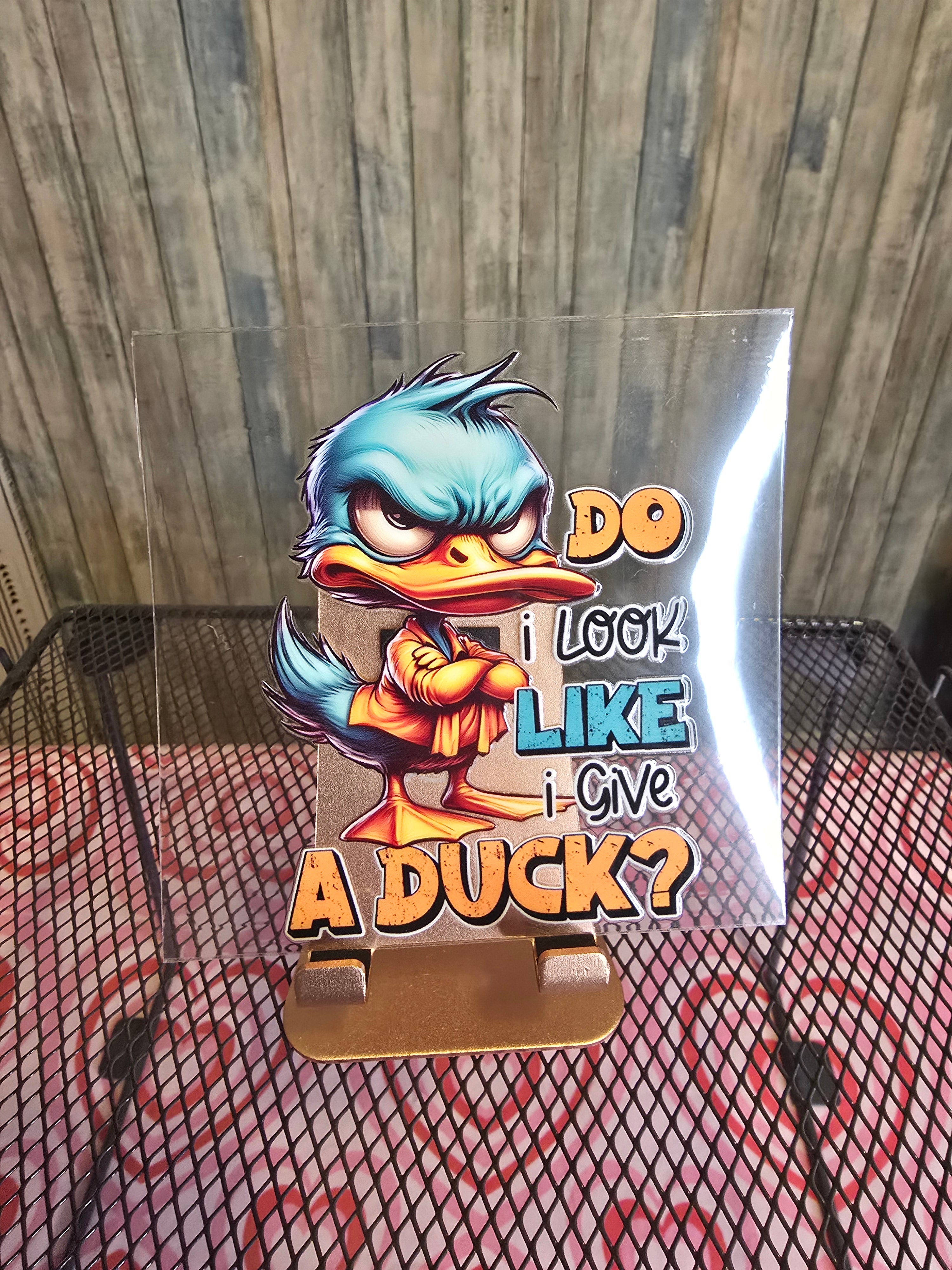 Duck UVDTF decal