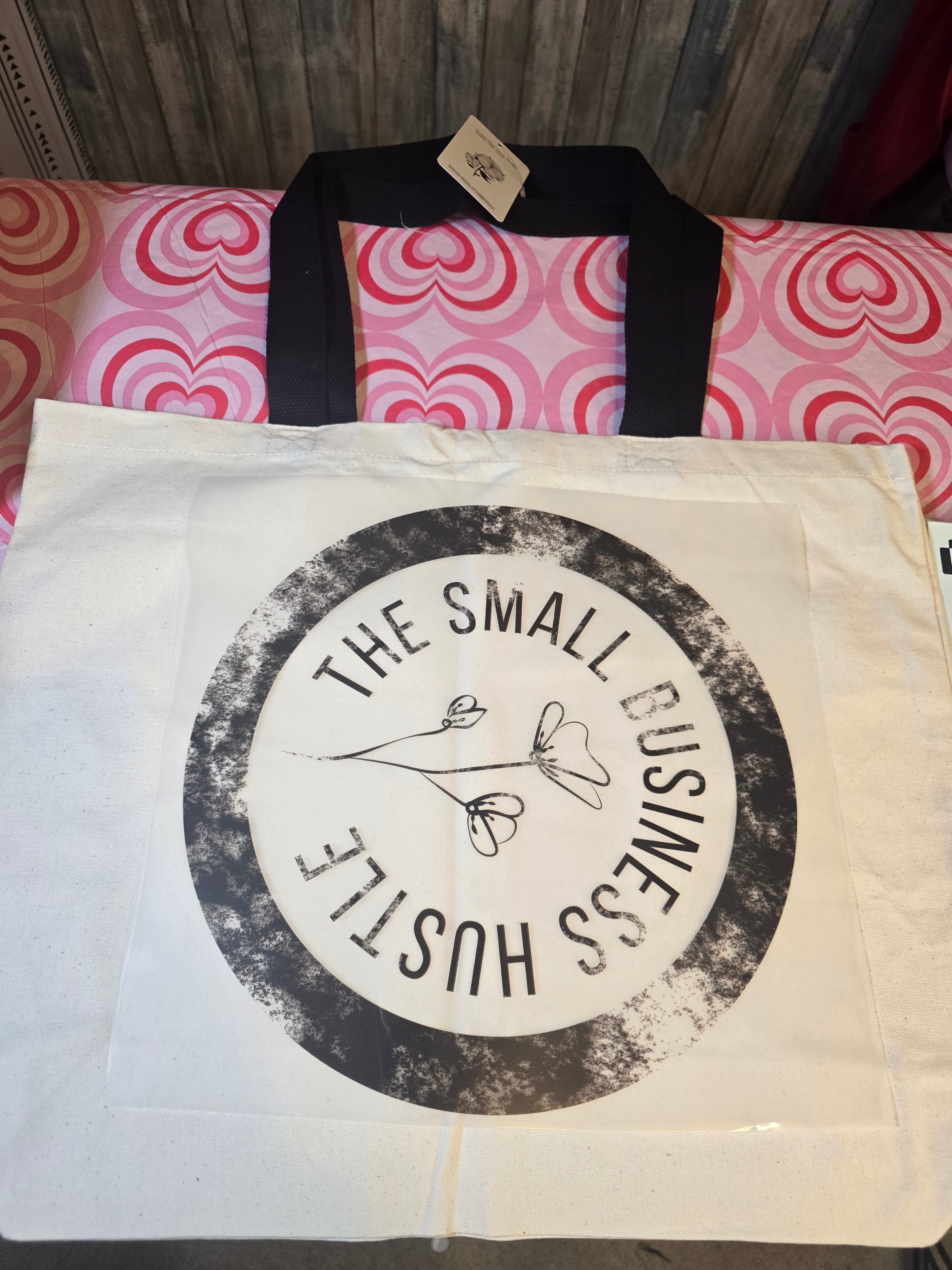 Small business hustle tote