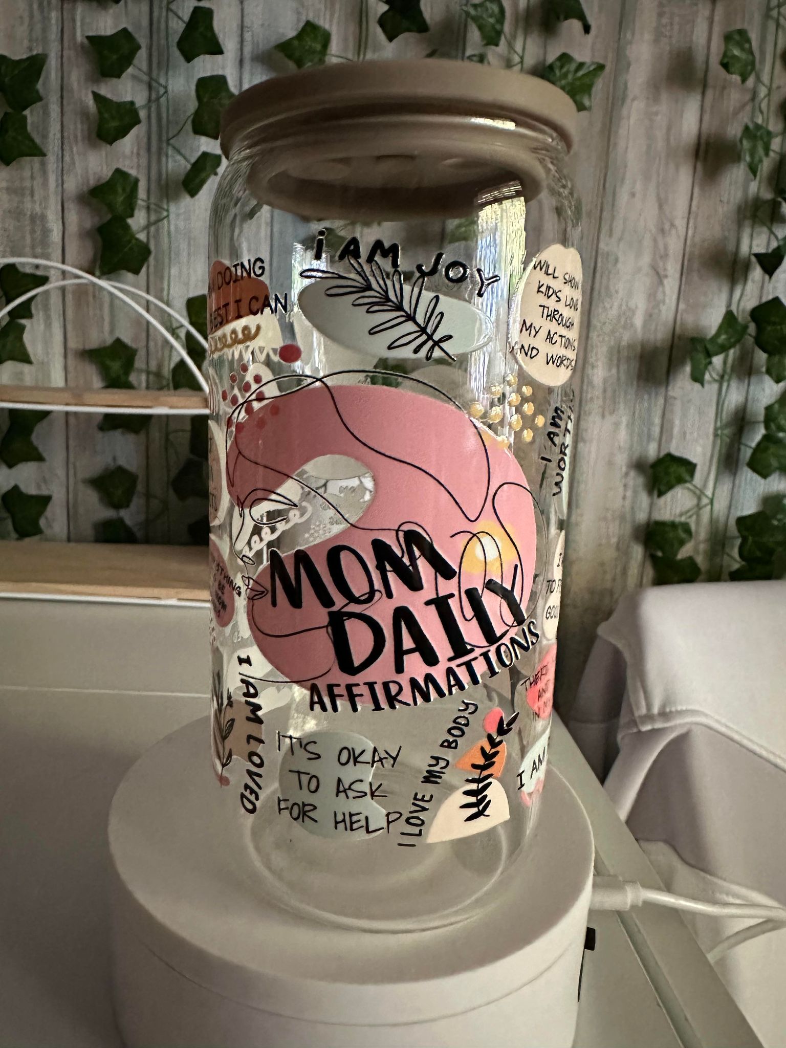 Mom Affirmations Libby Cup