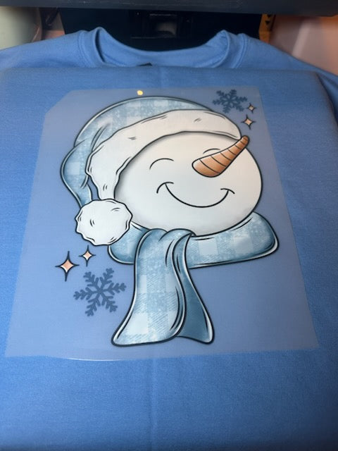 Snowman crew neck