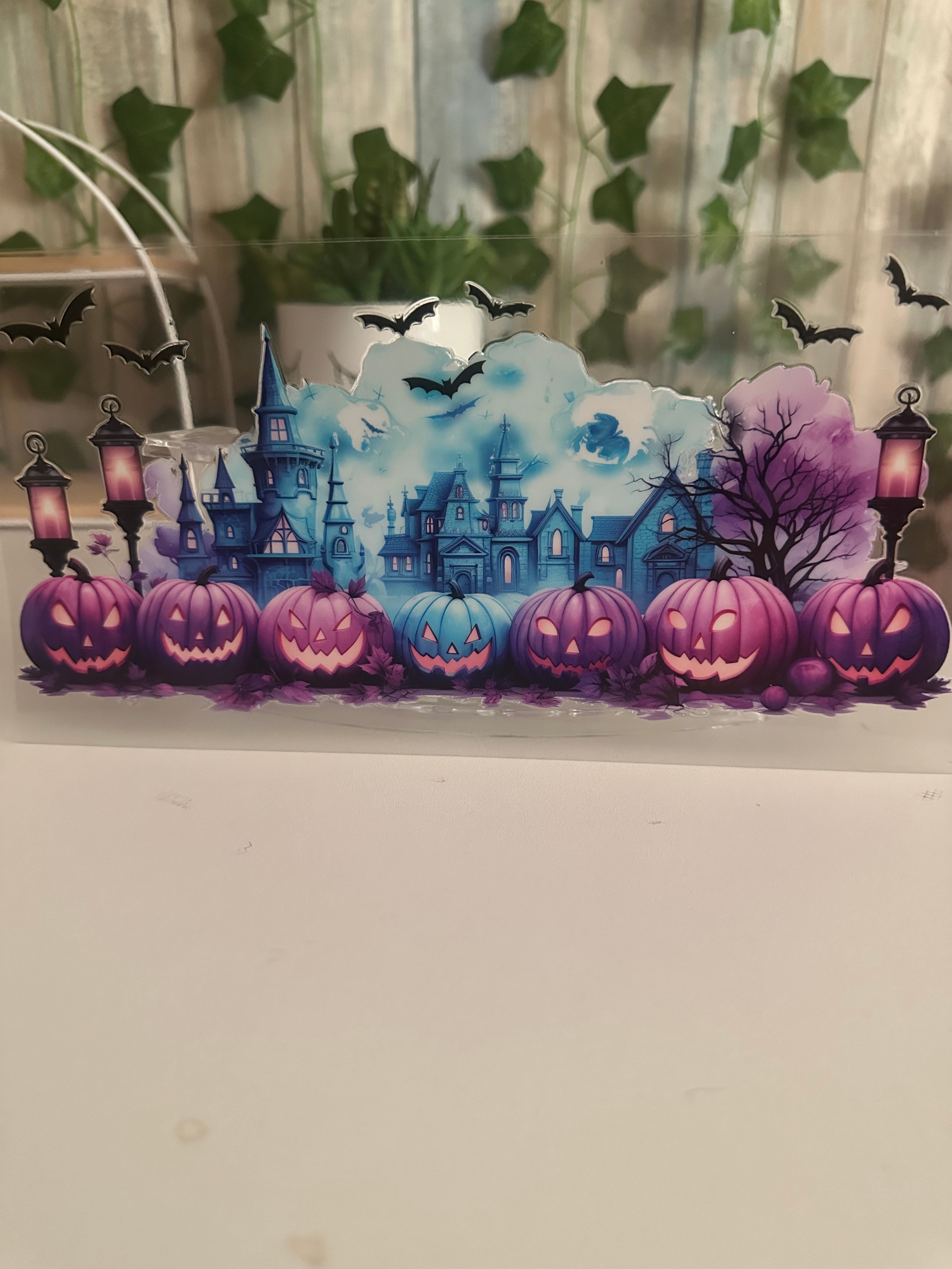 Purple Pumpkins UVDTF Wrap