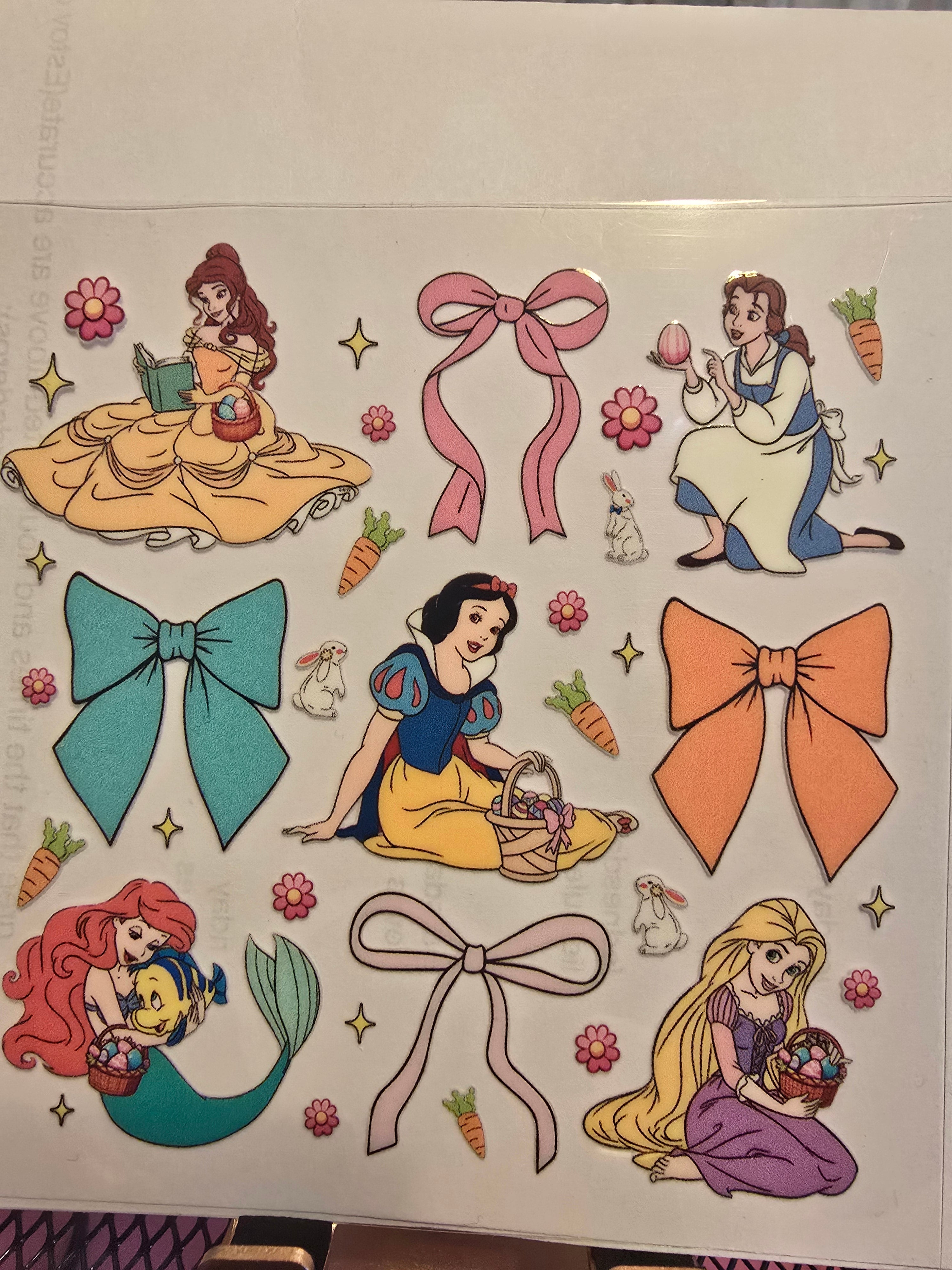 Princess UVDTF decal