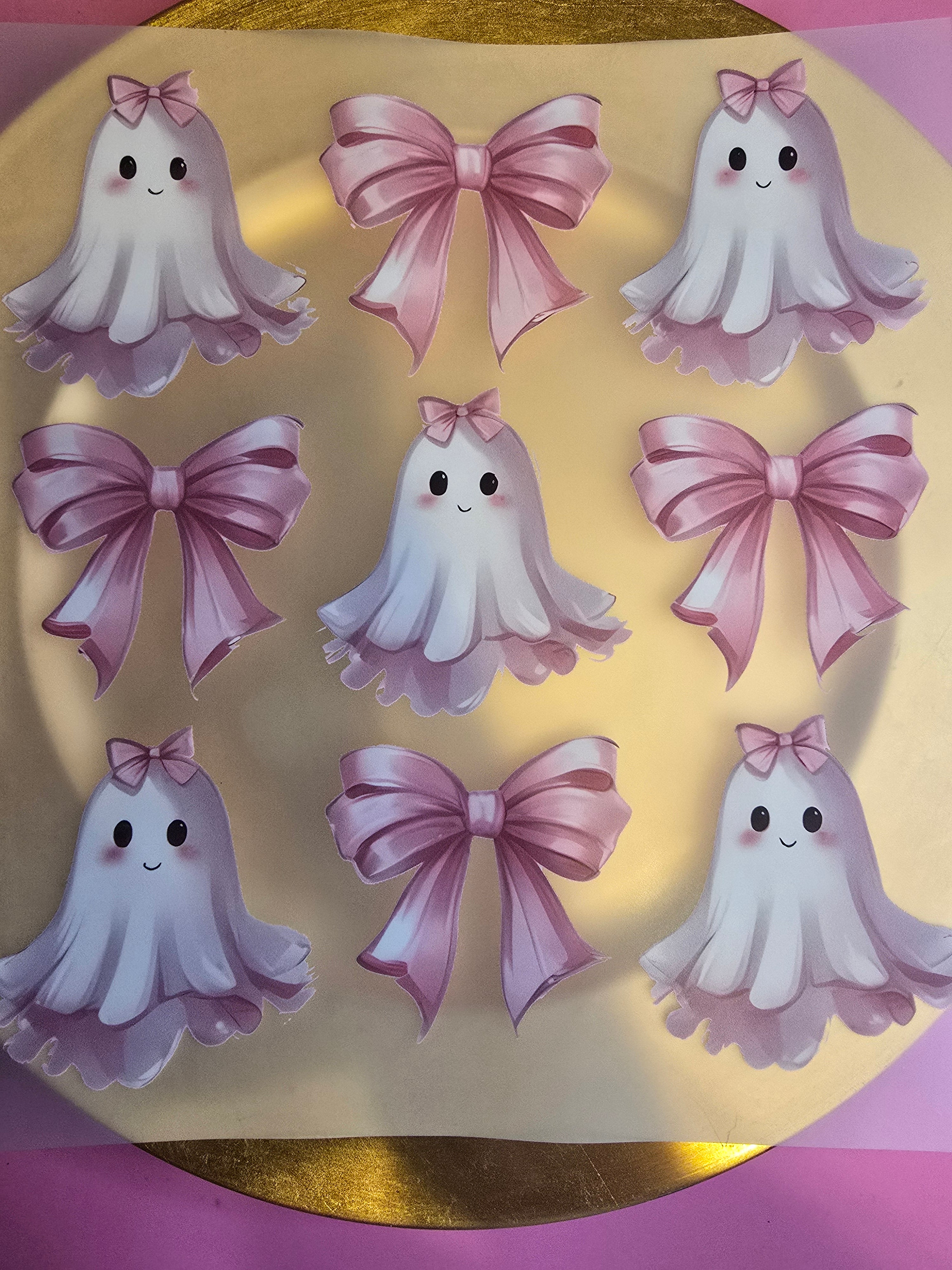 Pink ghosts and bows