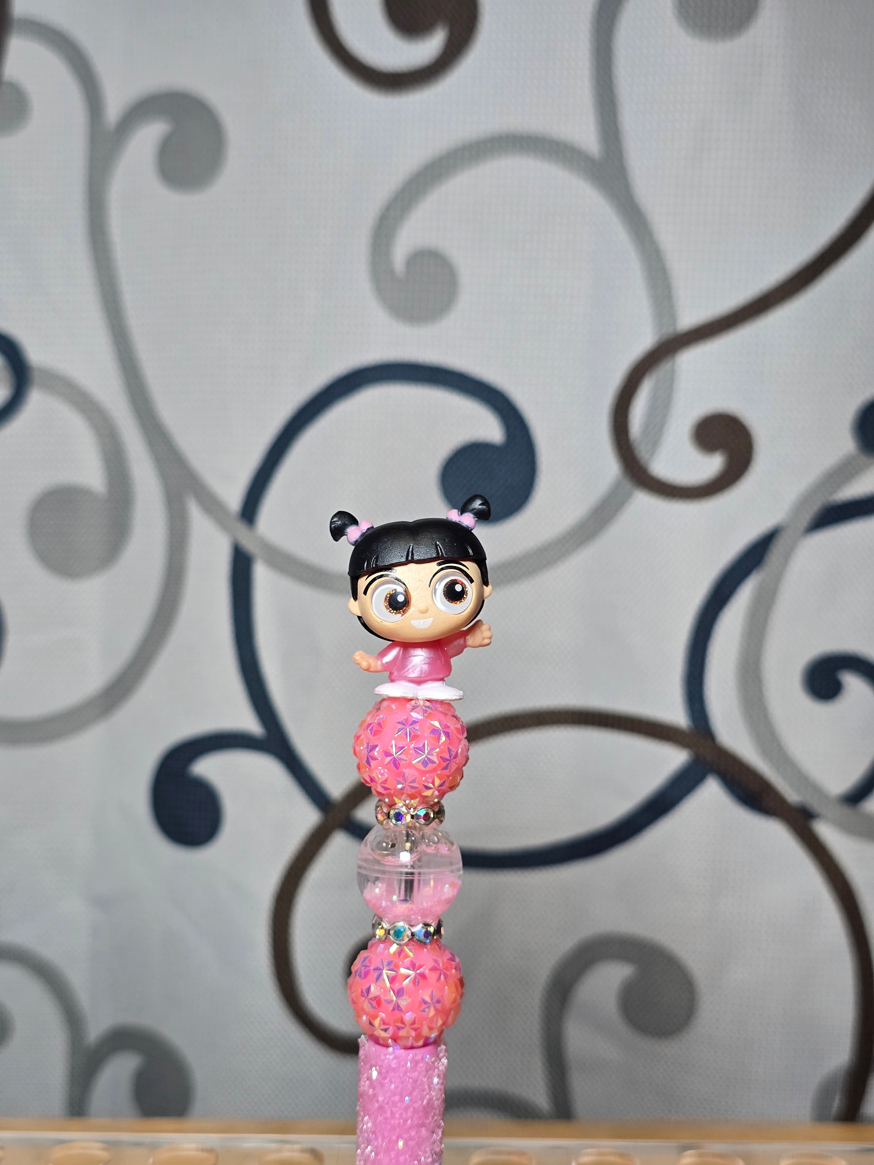 Little girl in pink