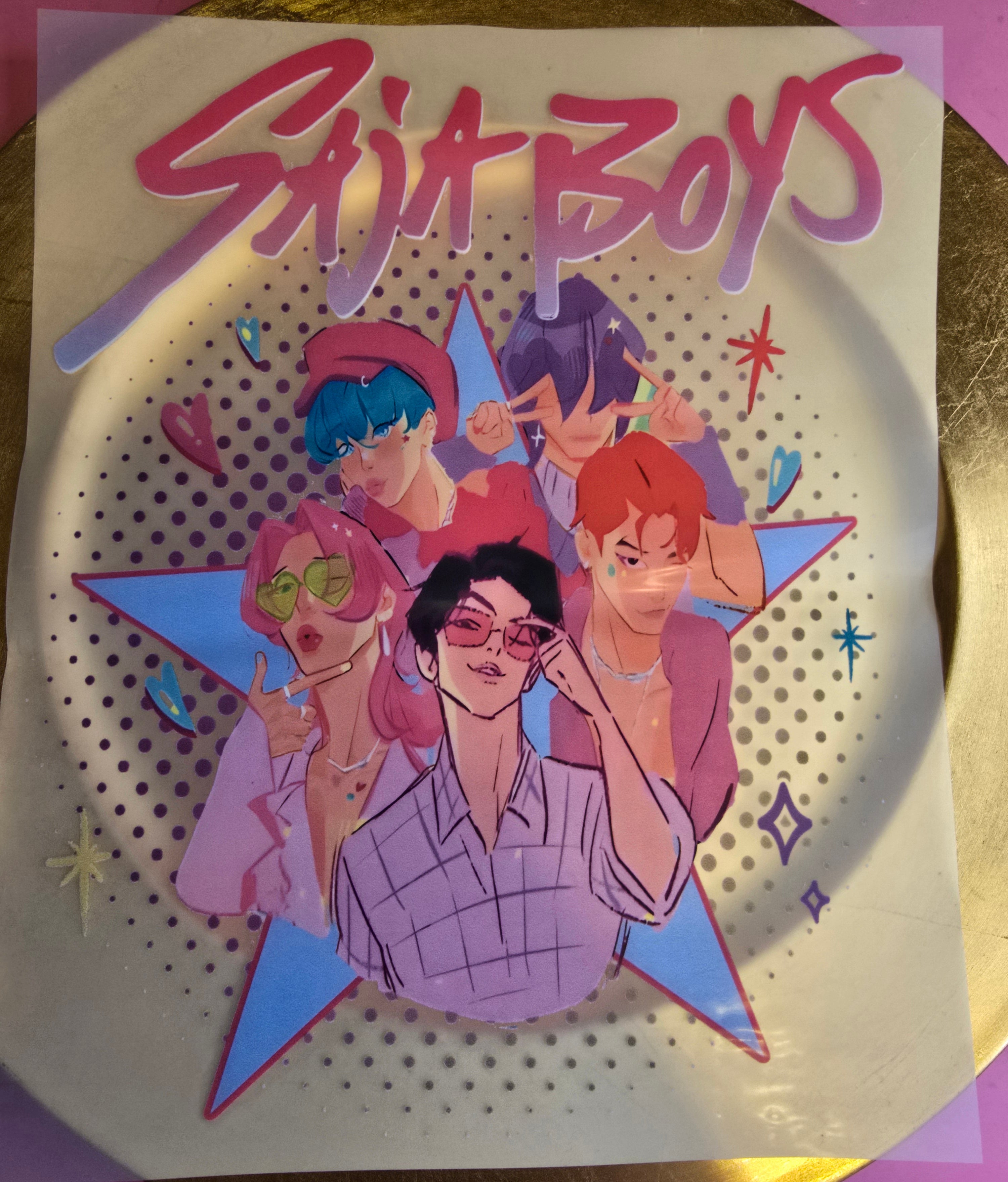 Kpop boys DTF Transfer