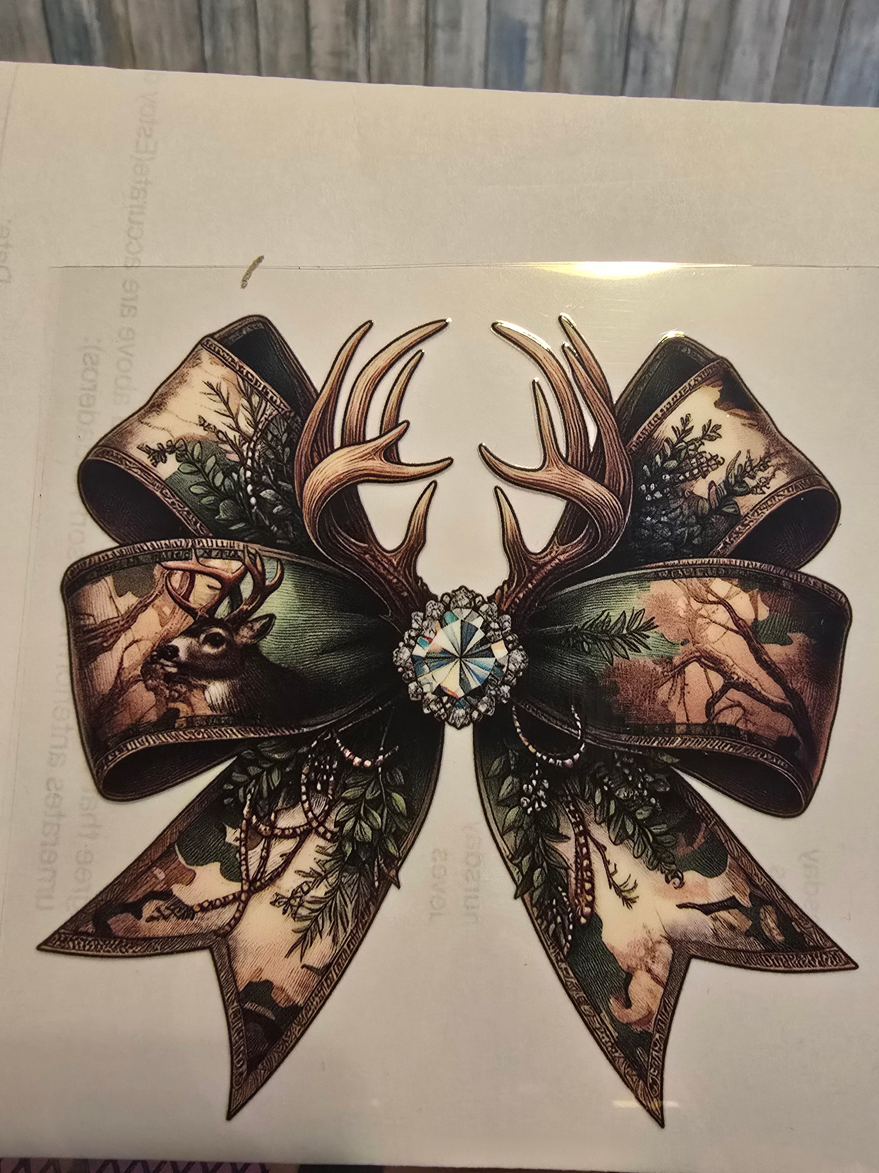 Camouflage UVDTF decal