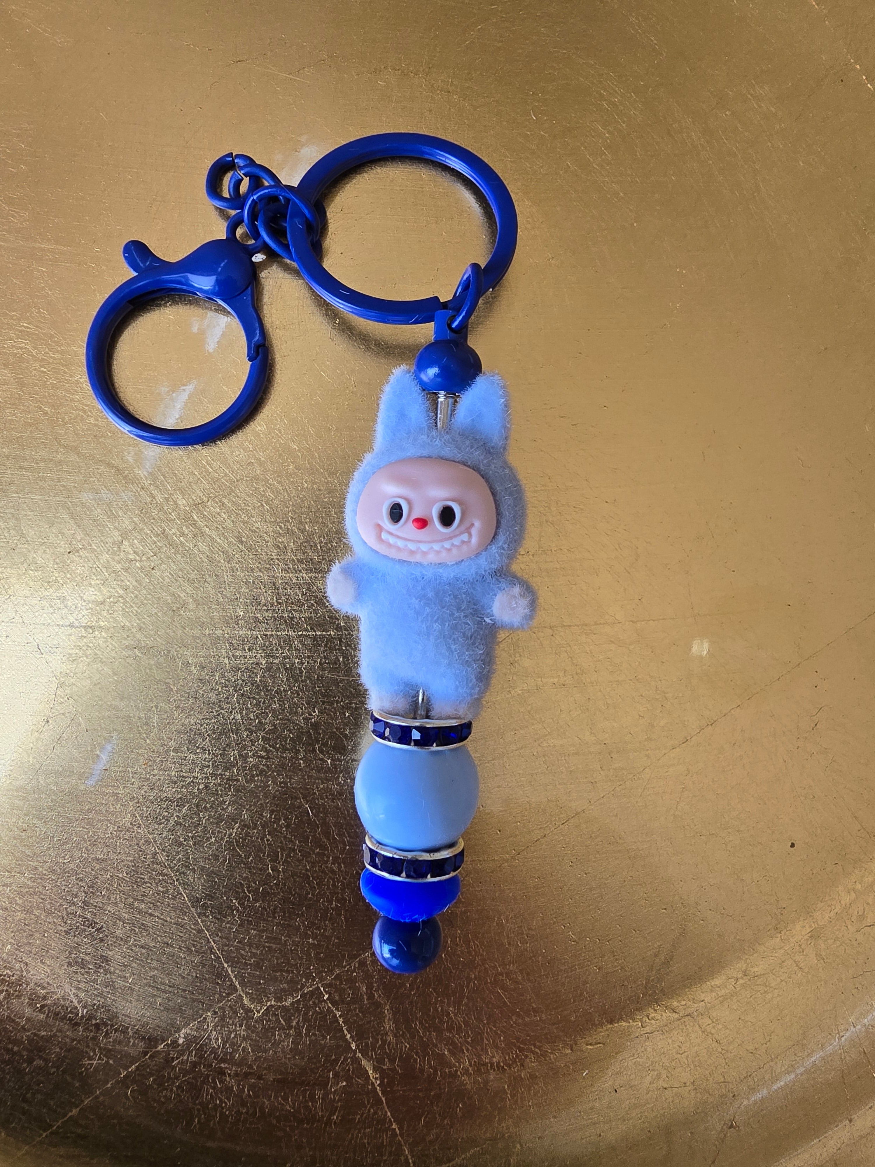 Blue monster Keychain