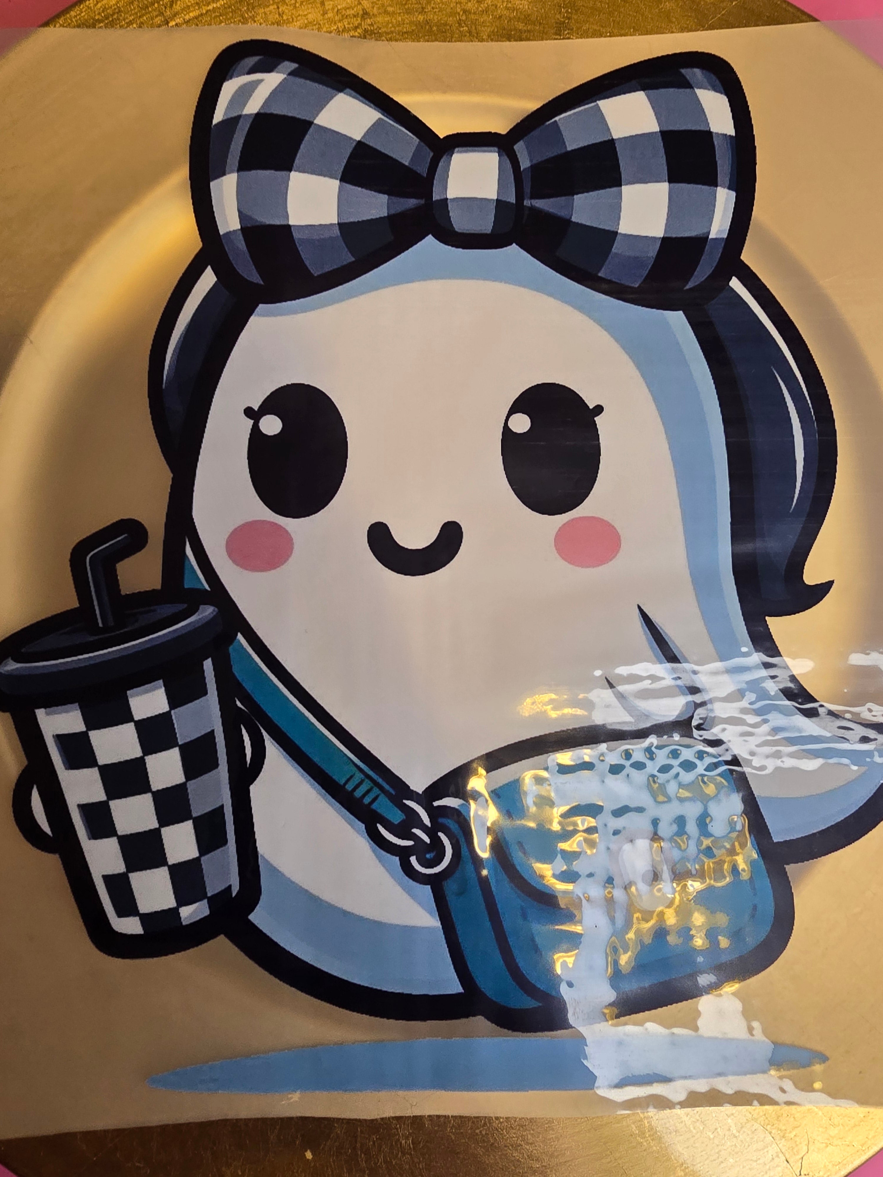 Girl Ghost Print