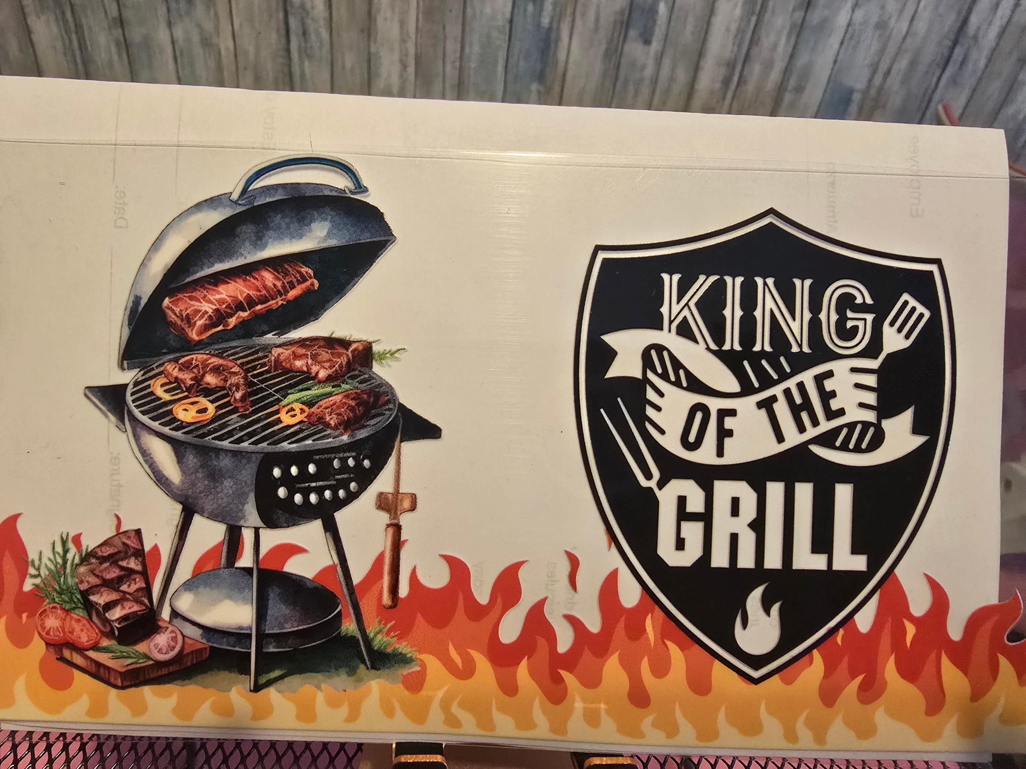 King of the grill UVDTF wrap