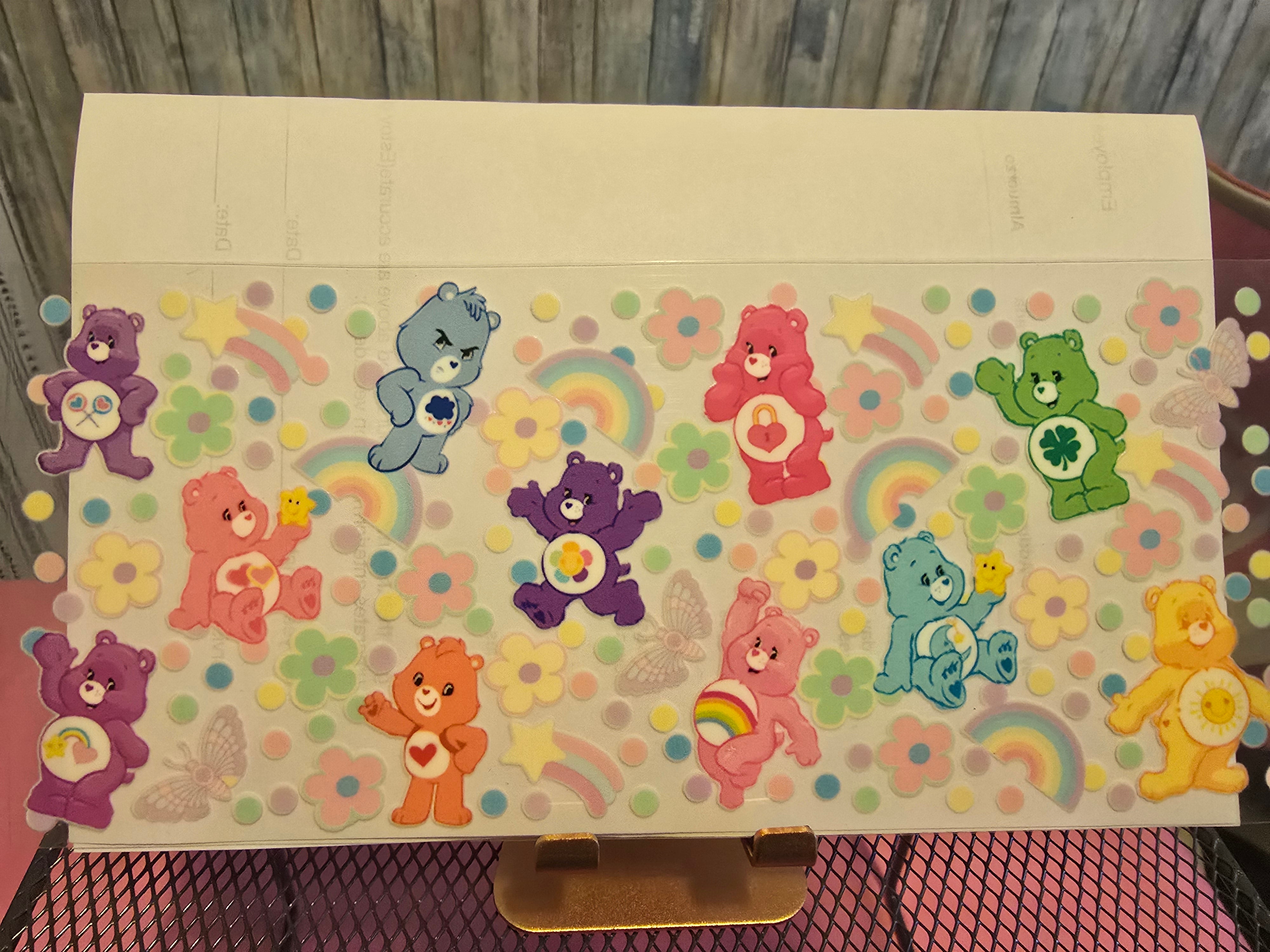 Caring Bears UVDTF wrap