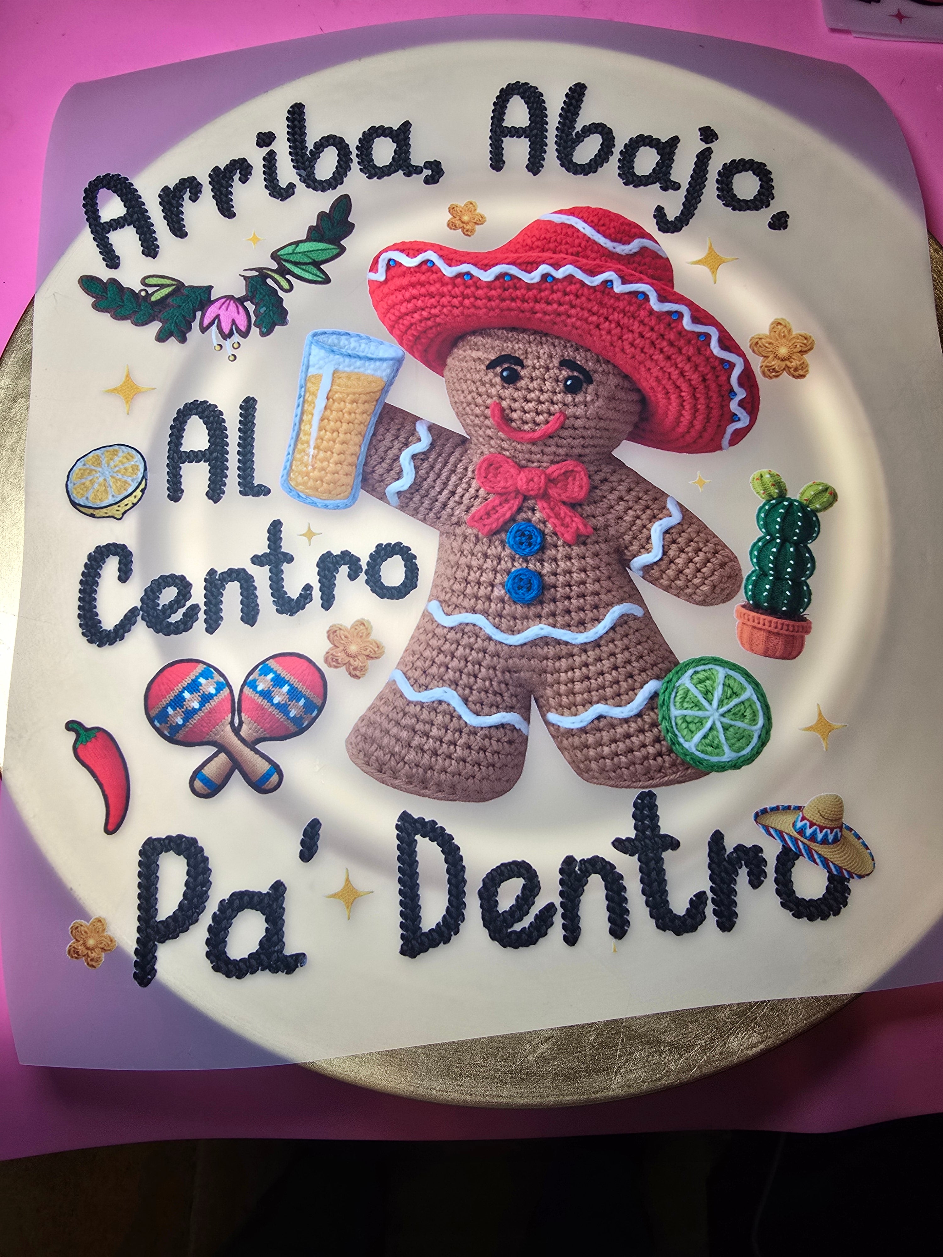 Pa dentro Gingerbread man DTF