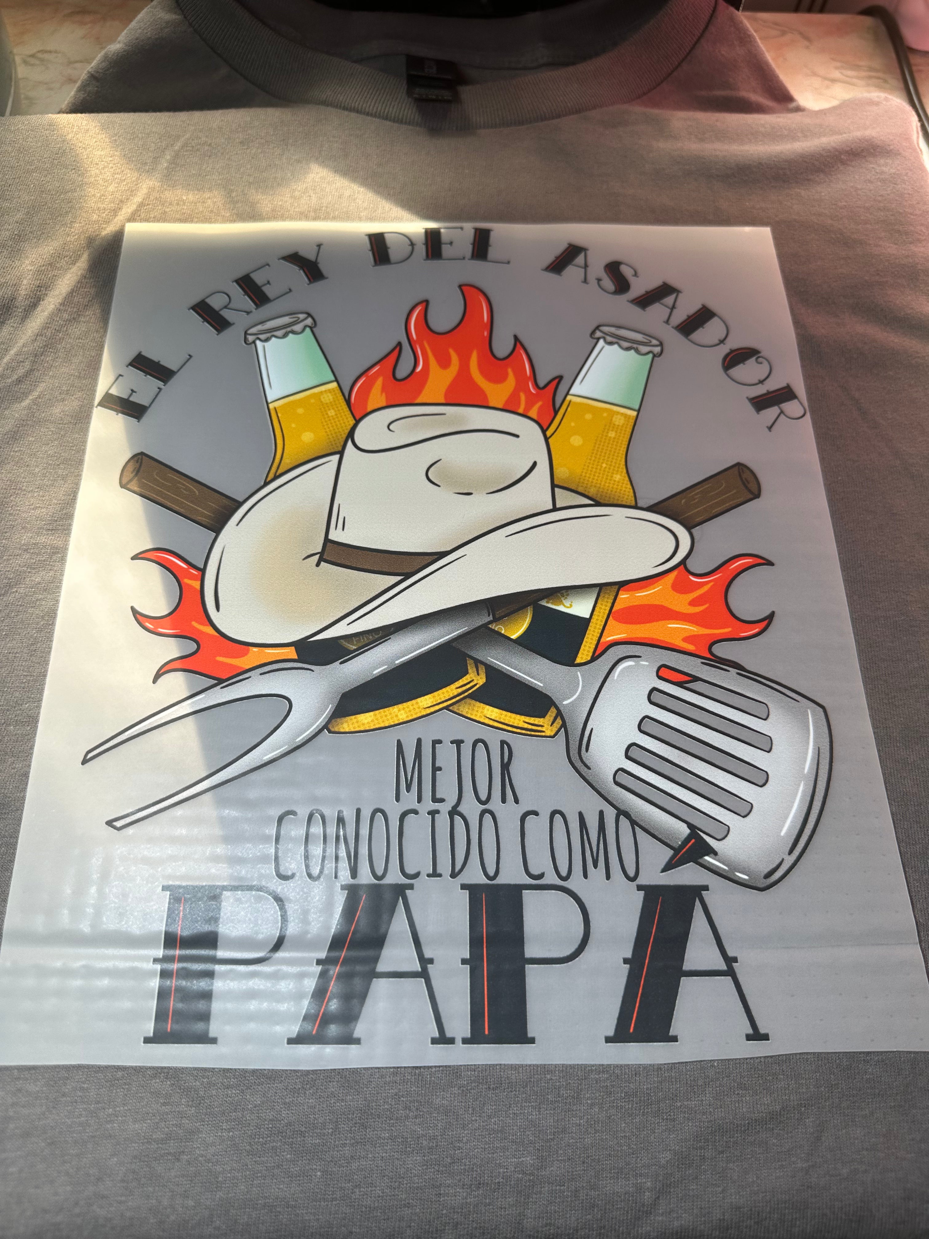 Rey del asador tshirt