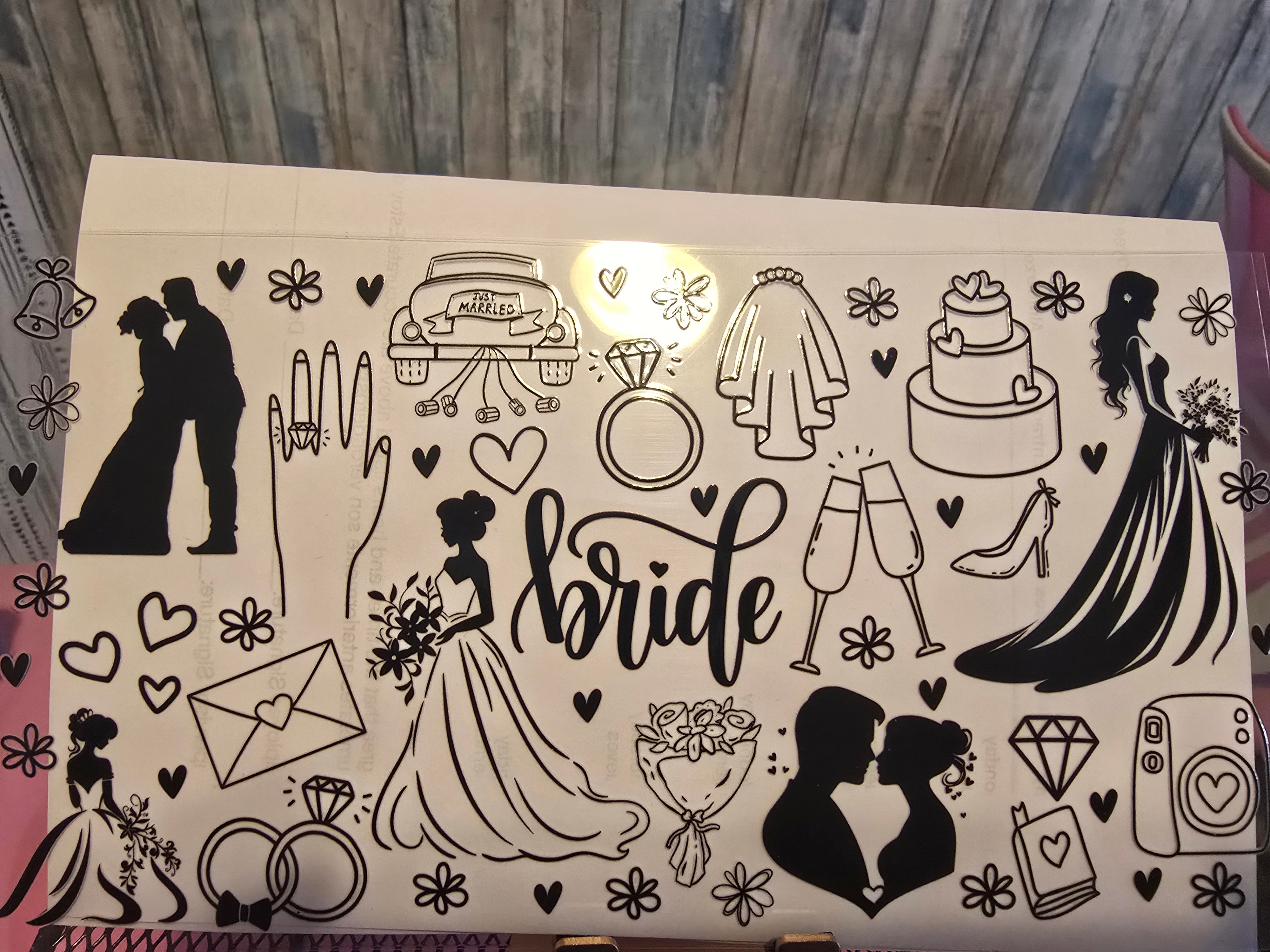 Bride UVDTF wrap