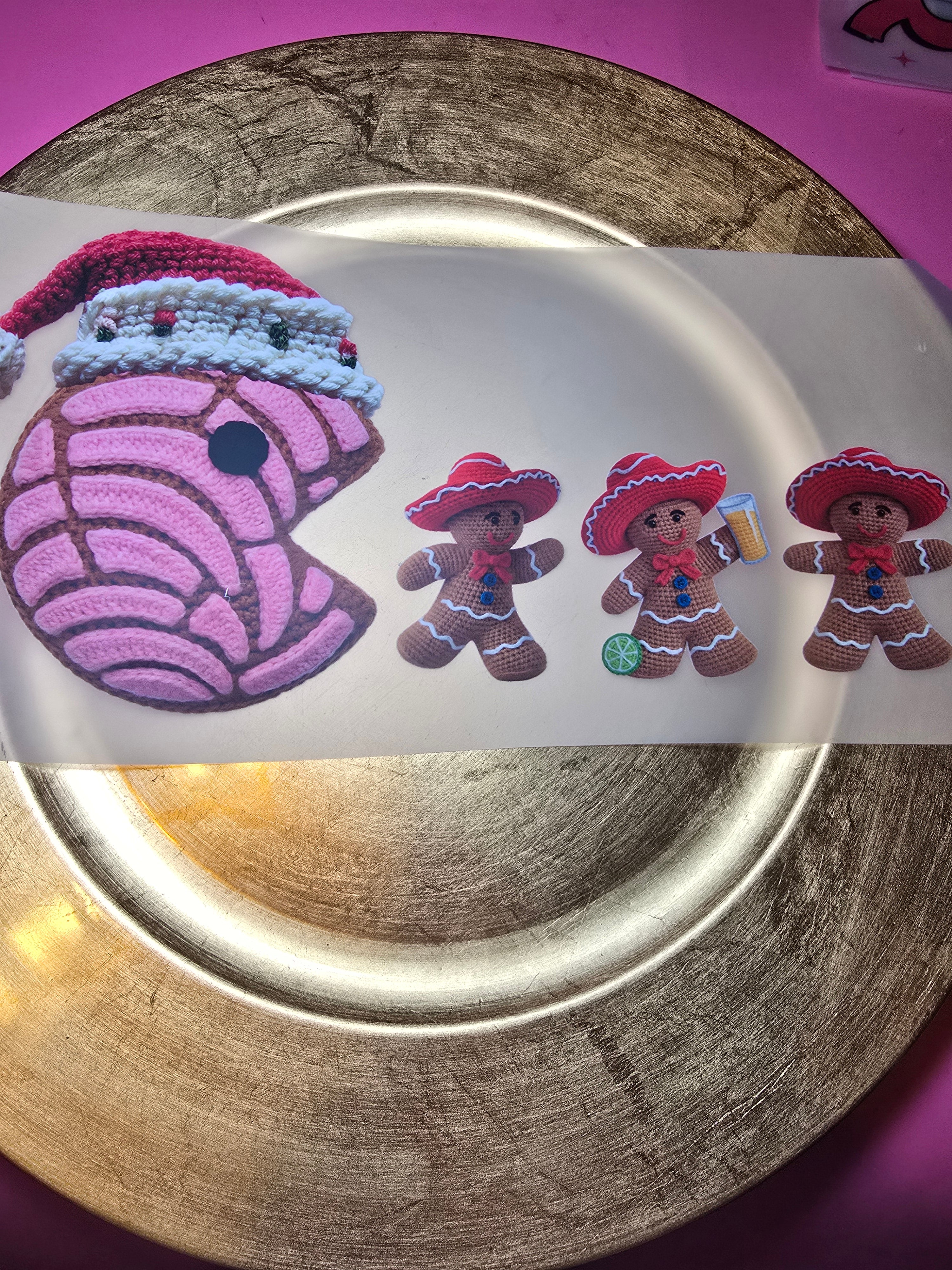 Pan dulce yarn look DTF