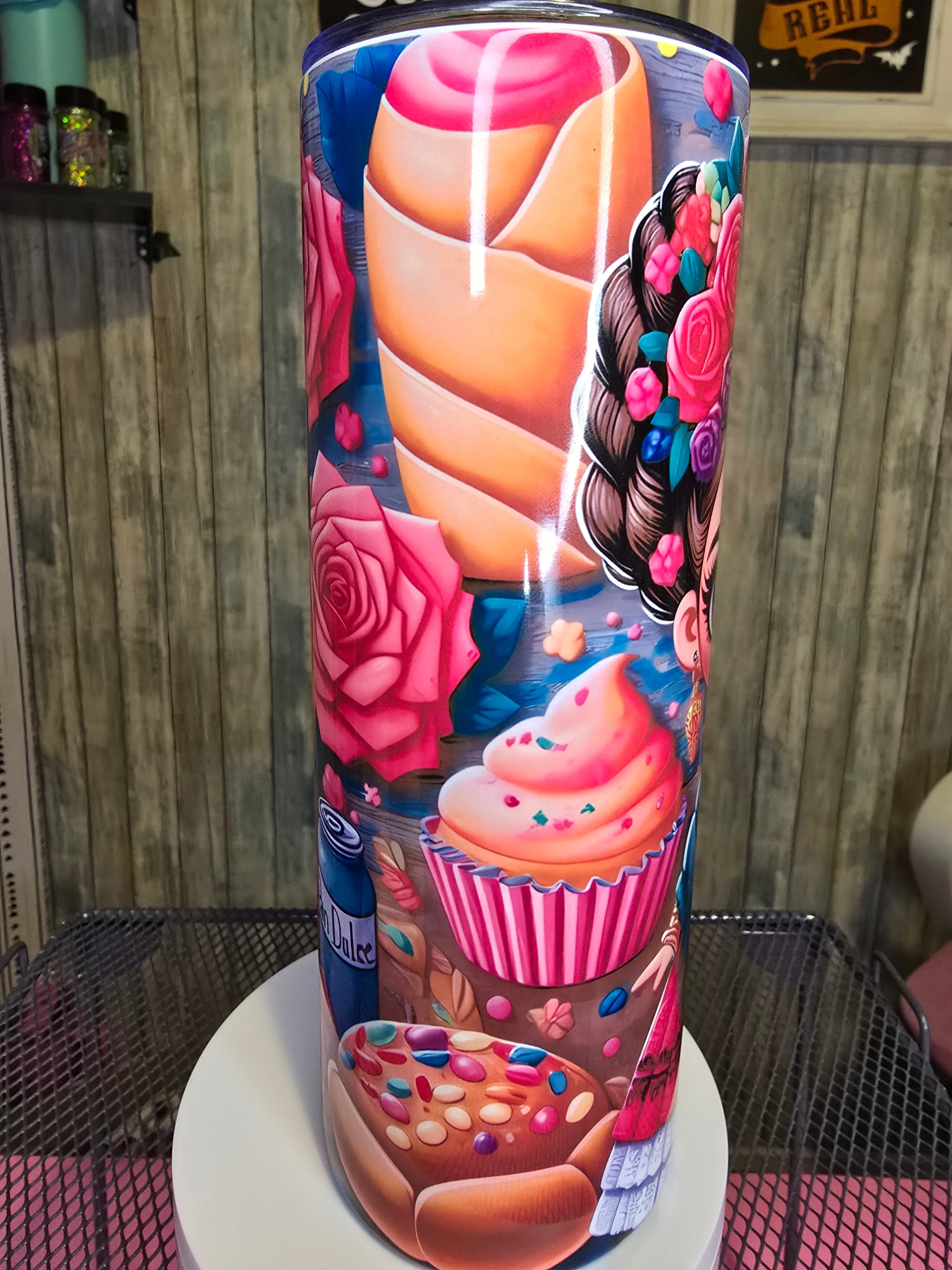 Frida 20 oz stainless steel tumbler