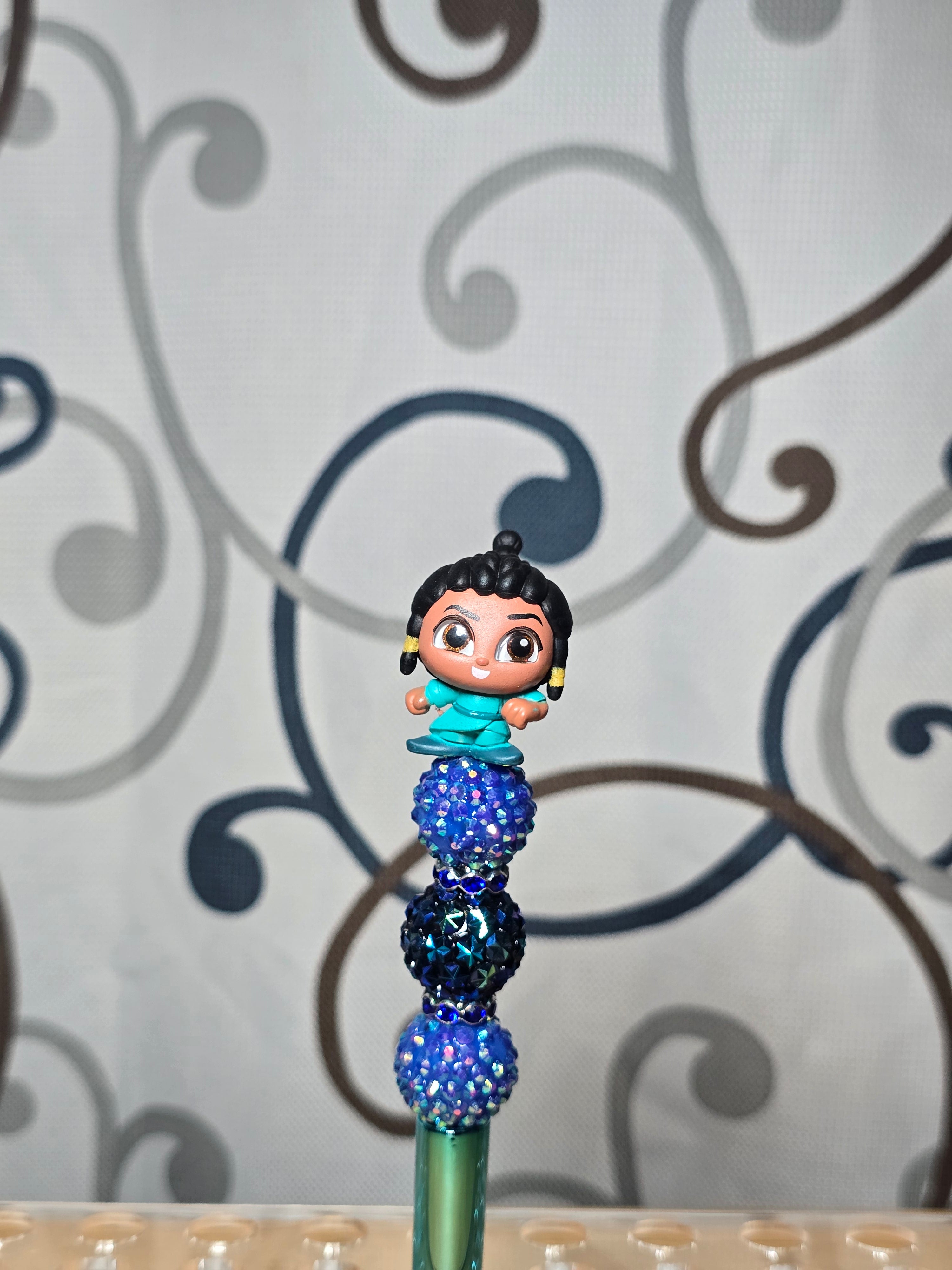 Girl in blue